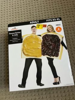 Brand new peanut butter and jelly costumes
