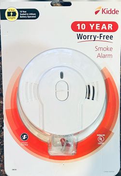 🌟NEW🌟 10-Year Smoke Detector with Ionization Sensor Lithium Battery, Never Replace Batteries!