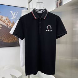 Moncler Black Polo Shirt Of Men 