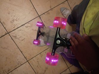 Ghost long board like new light up