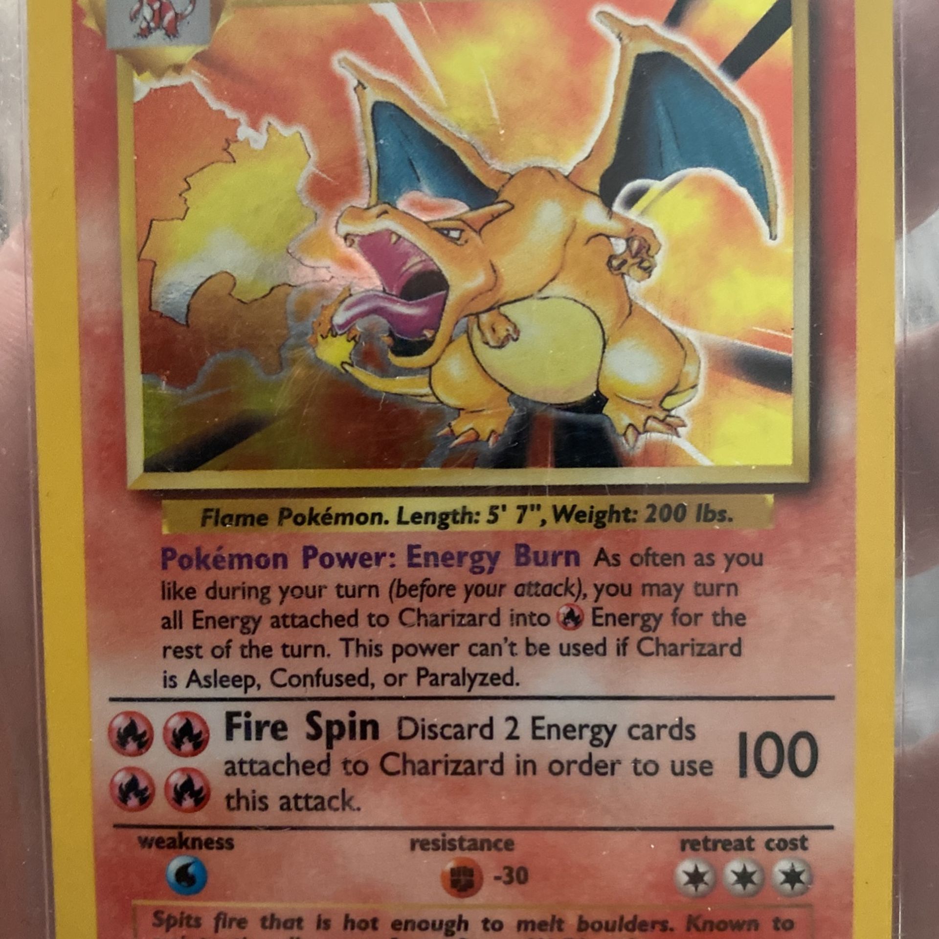 Non-shadowless, Beta, Charizard.