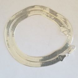 Sterling Silver Herringbone Chain