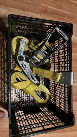2 in. x 27 ft. Yellow Commercial RatchetX Tie Down Strap w/ Flat Hooks with 3,333 lb. Safe Work Load