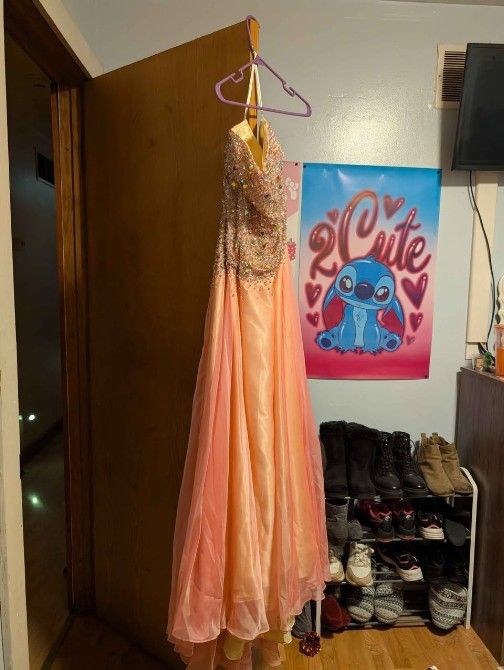 Sunset prom dress
