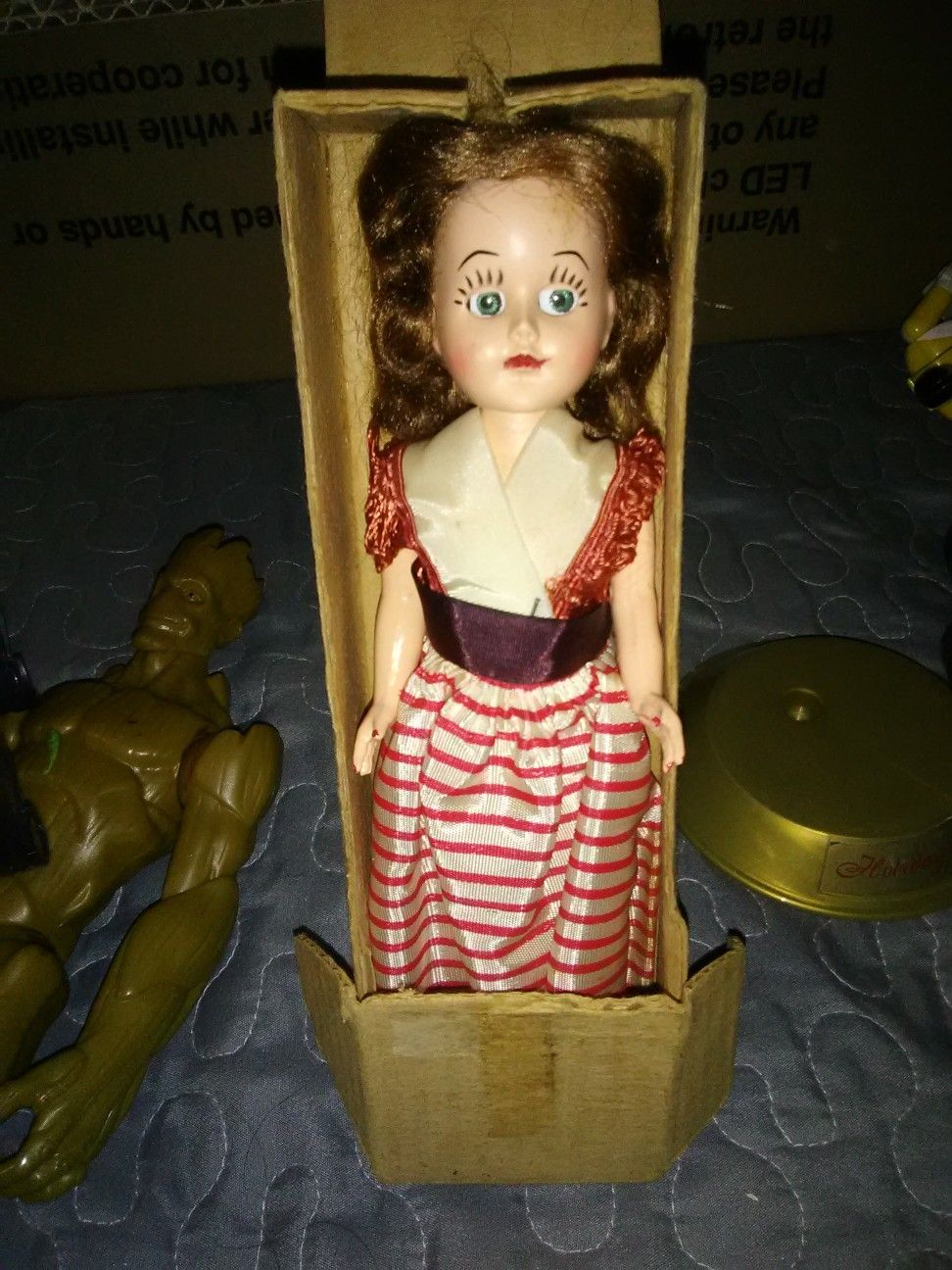 Colgate doll ..blinking eyes