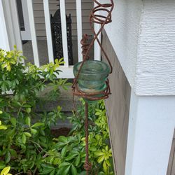 Rusted Art Garden Tealight
