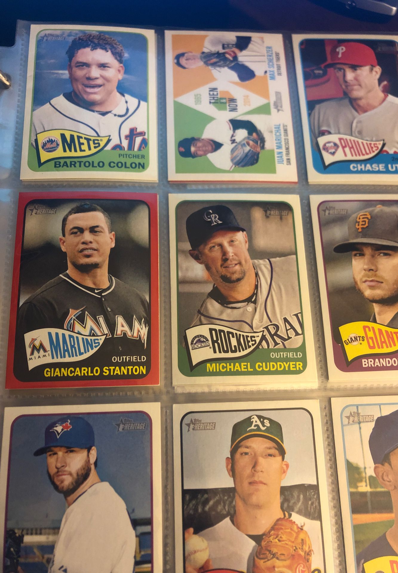 Baseball cards. Topps and bowman. 408 cards. Cards from 2000-2015