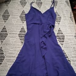 Blue Flowy Dress