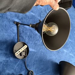 Wall hanging lamps with wall mount