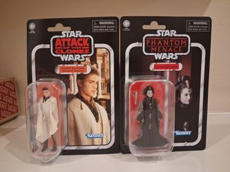 HASBRO KENNER Star Wars The Vintage Collection ANAKIN SKYWALKER QUEEN AMIDALA Attack Of The Clones THE PHANTOM MENACE NIB