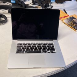 MacBook Pro  15.4” Retina display Quad core i7 Final Cut Logic Pro