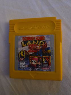 Donkey Kong Land 2 Game Boy Cartridge