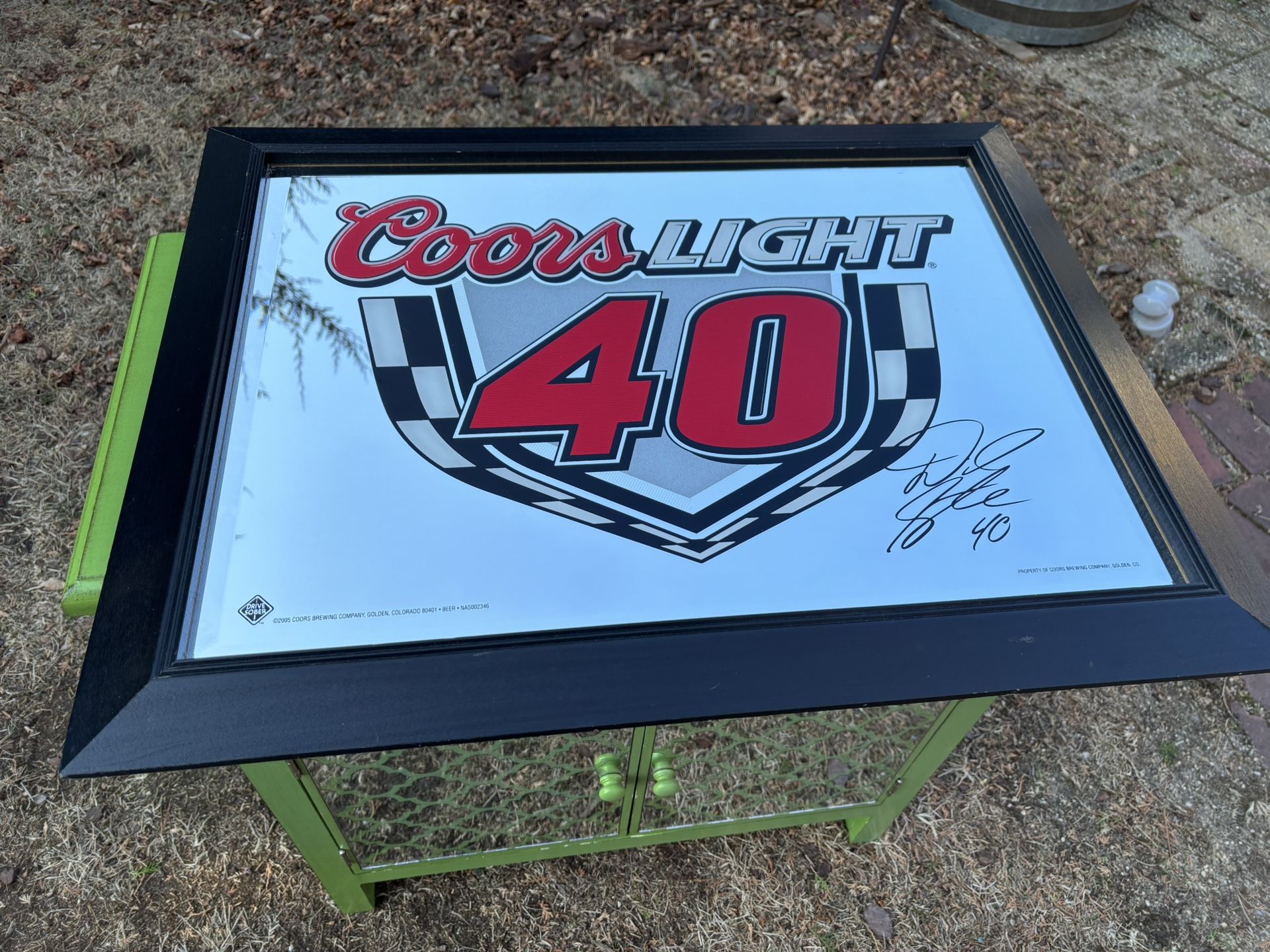 Beer Mirror NASCAR Coors Light 