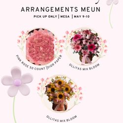 Mother Day Pre-order Flowers 