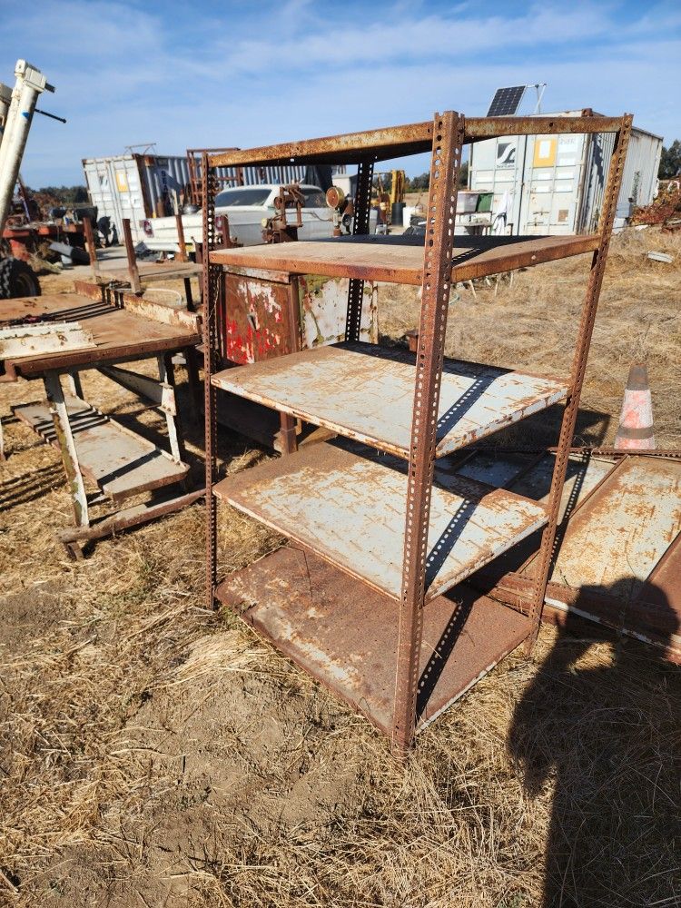 Metal Shelves 5ft. Tall 3ft Wide 18in Deep