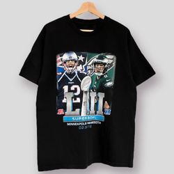 2018 SUPERBOWL PATRIOTS VS EAGLES TEE SIZE MEDIUM