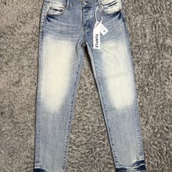 Light Denim Purple Jeans 