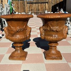 New Flower Pots Made Out Of Cement Perfect Gift 🎁 