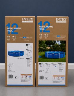 12FT Metal Frame Pool Set