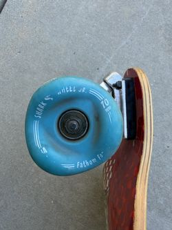 Drop-Through Longboard with Shark Wheels – Great Cruiser