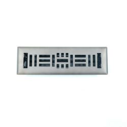 Signature Hardware Oriental Register w Steel Damper 2 1/4x10 (Oil Rubbed Bronze)