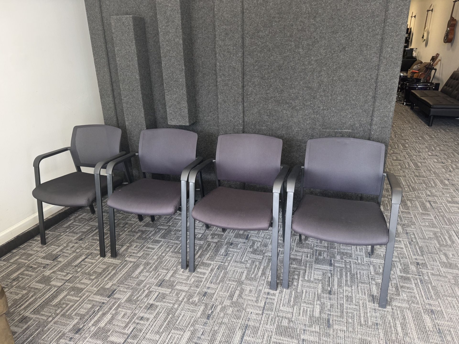 4 Office Lobby Chairs Great Condition