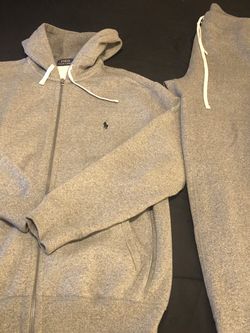 Brand New XL Grey Polo Sweatsuit