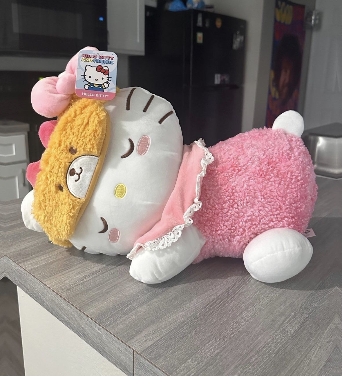 Hello Kitty sleeping plush 2024