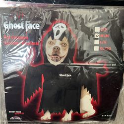Ghost Face Dog Costume 