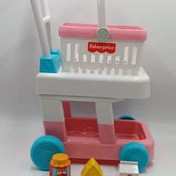Fisher Price Pink Shopping Cart