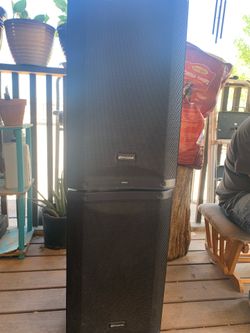 DJ speaker set