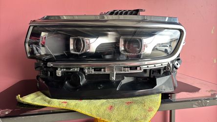 2022-2025 JEEP GRAND WAGONEER LH DRIVER PROJECTOR LED HEADLIGHT CHROME