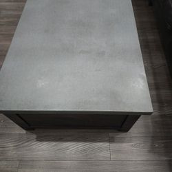 Cement Top Coffee Table 