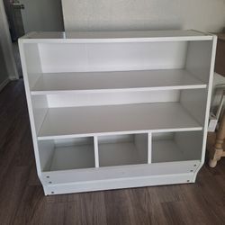 Kids Bookshelf with Storage Organizer