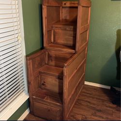 Solid Birch Wood Dresser Stairs for bunk bed 