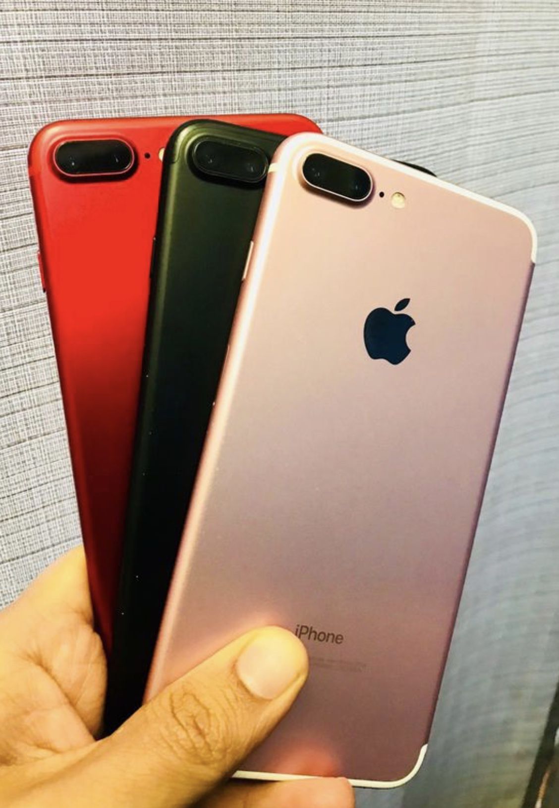 Factory unlocked apple iphone 7 plus, 128 gb store warranty $140 each