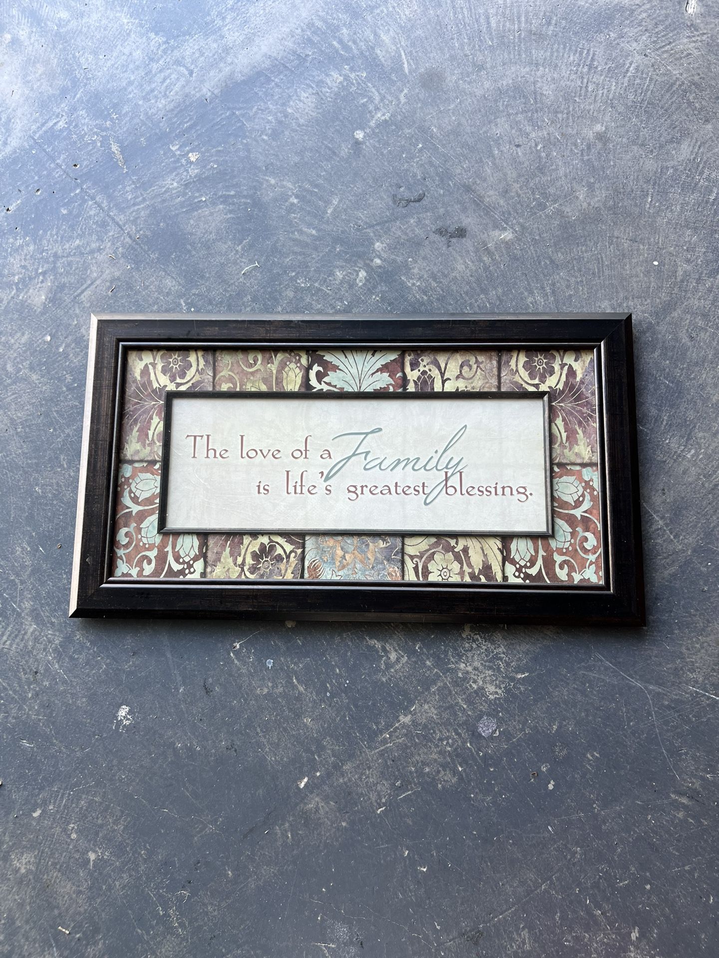 Home decor H 15 1/2 by L 27 1/4