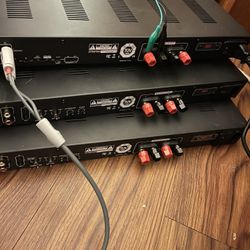 2 Subwoofer Elura 1-Channel 500-Watt Slim 1U Power Amplifier / And 1 Piece Of 2-Channel 150-Watt Slim 1U Power Amplifier. $600 Firm On Price