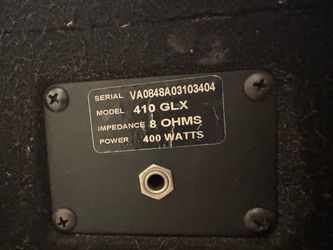 Bass Amp and Speaker