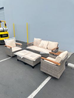 6pc Outdoor Patio Furniture Set 