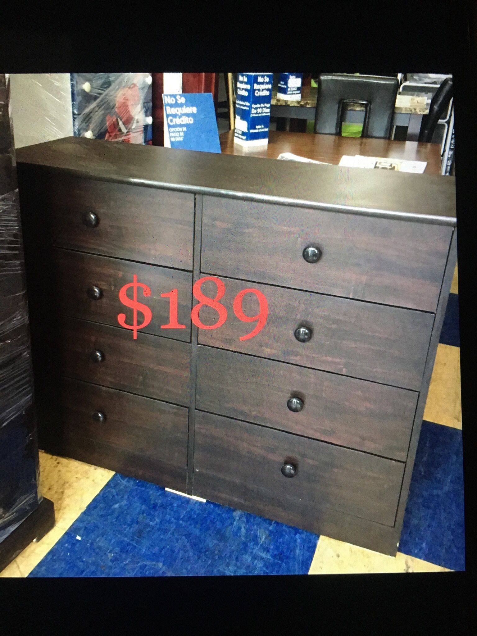 Dresser 8 Drawer In Any Colors New-size-46W-16D-36H