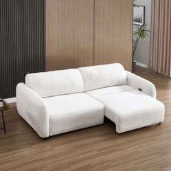 2 in 1 Convertible Sofa Electric Sleeper Sofa Bed with USB Ports