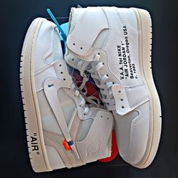 Off White x Air Jordan 1 Retro High "Alaska"