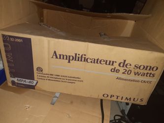 Optimus amplifier