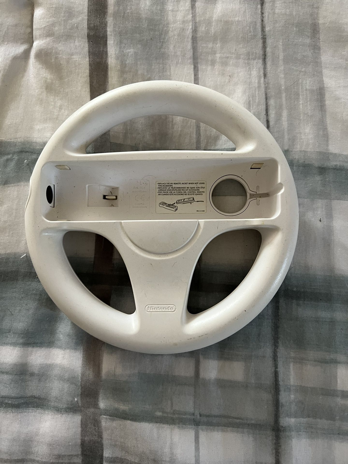 Nintendo Wii Steering Wheel Wii Remote Controller Mario Kart Official OEM