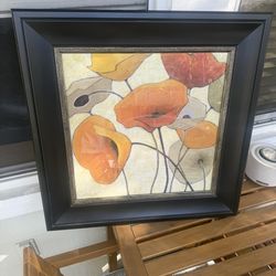 Shirley Novak Poppy Framed Art – 25x25 (World Market)