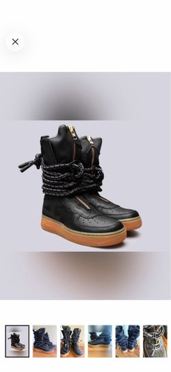 Nike SF Air Force 1 Ultra-Hightop Black Gum Boots