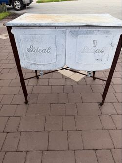 ANTIQUE IDEAL DOUBLE WASH BIN