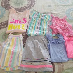 Girls Size 8 Tops And Skirts
