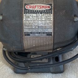 Vintage Sears CRAFTSMAN 1:2 HP 3450 RPM Electric Motor